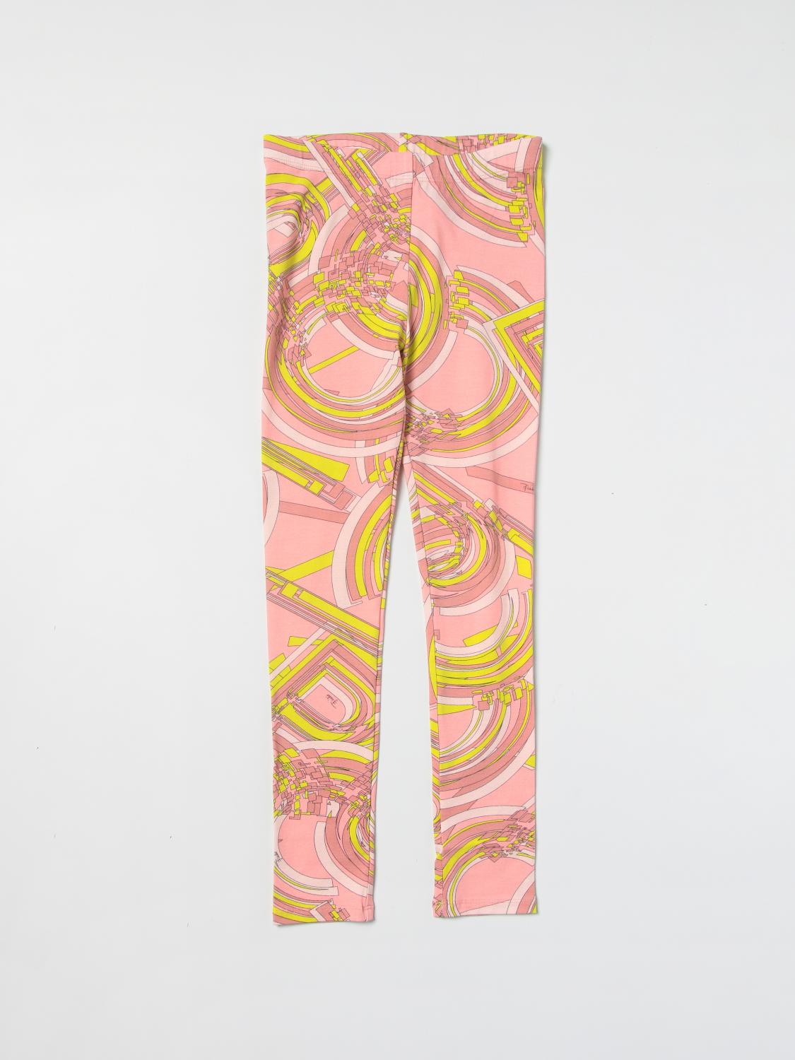 PUCCI HOSE: Pucci Leggings mit Print, Pink - Img 1