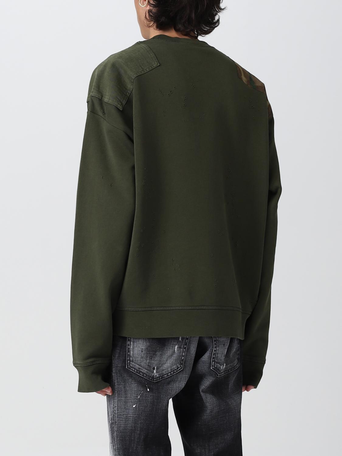 DSQUARED2 SUDADERA: Sudadera hombre Dsquared2, Militar - Img 2