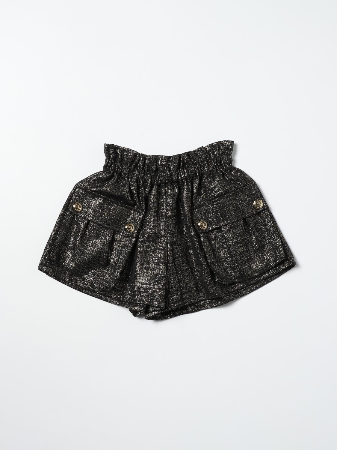 BALMAIN PANTALONES CORTOS: Pantalones cortos niños Balmain, Negro - Img 1