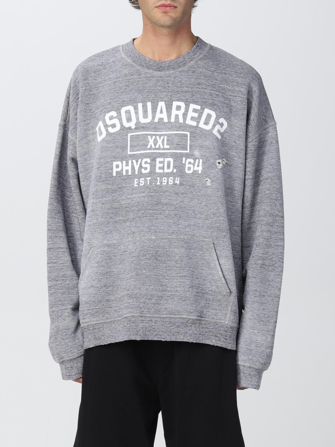 DSQUARED2 SUDADERA: Sudadera hombre Dsquared2, Gris 1 - Img 1