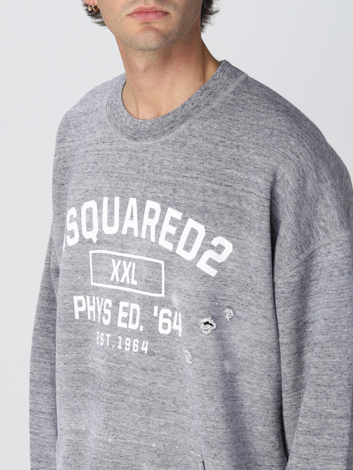 DSQUARED2 SUDADERA: Sudadera hombre Dsquared2, Gris 1 - Img 3