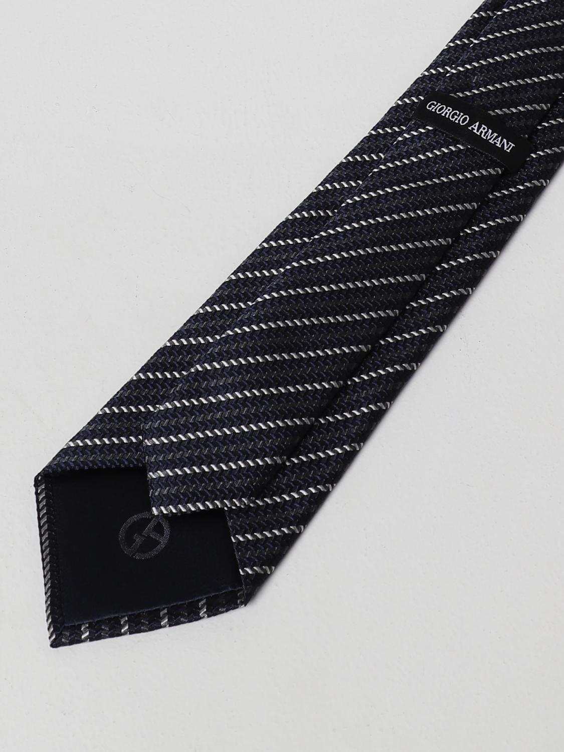 GIORGIO ARMANI CORBATA: Corbata hombre Giorgio Armani, Azul Oscuro - Img 2