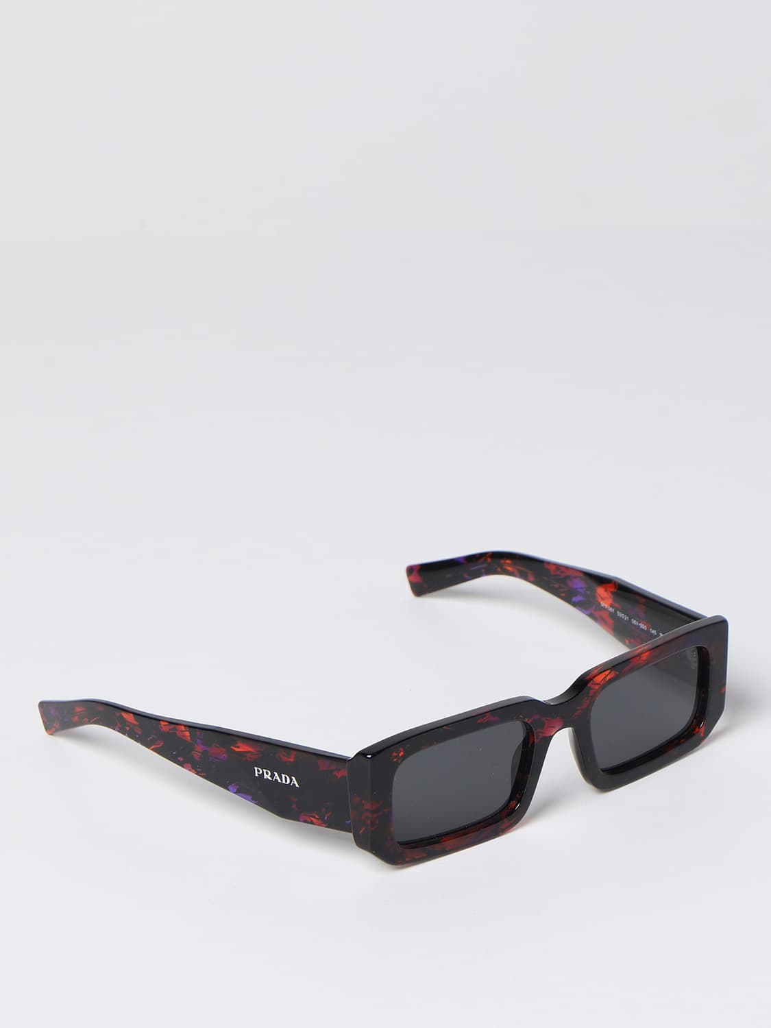 Prada Monochrome Patterned Sunglasses PRADA Monochrome Rectangular Women main image 3