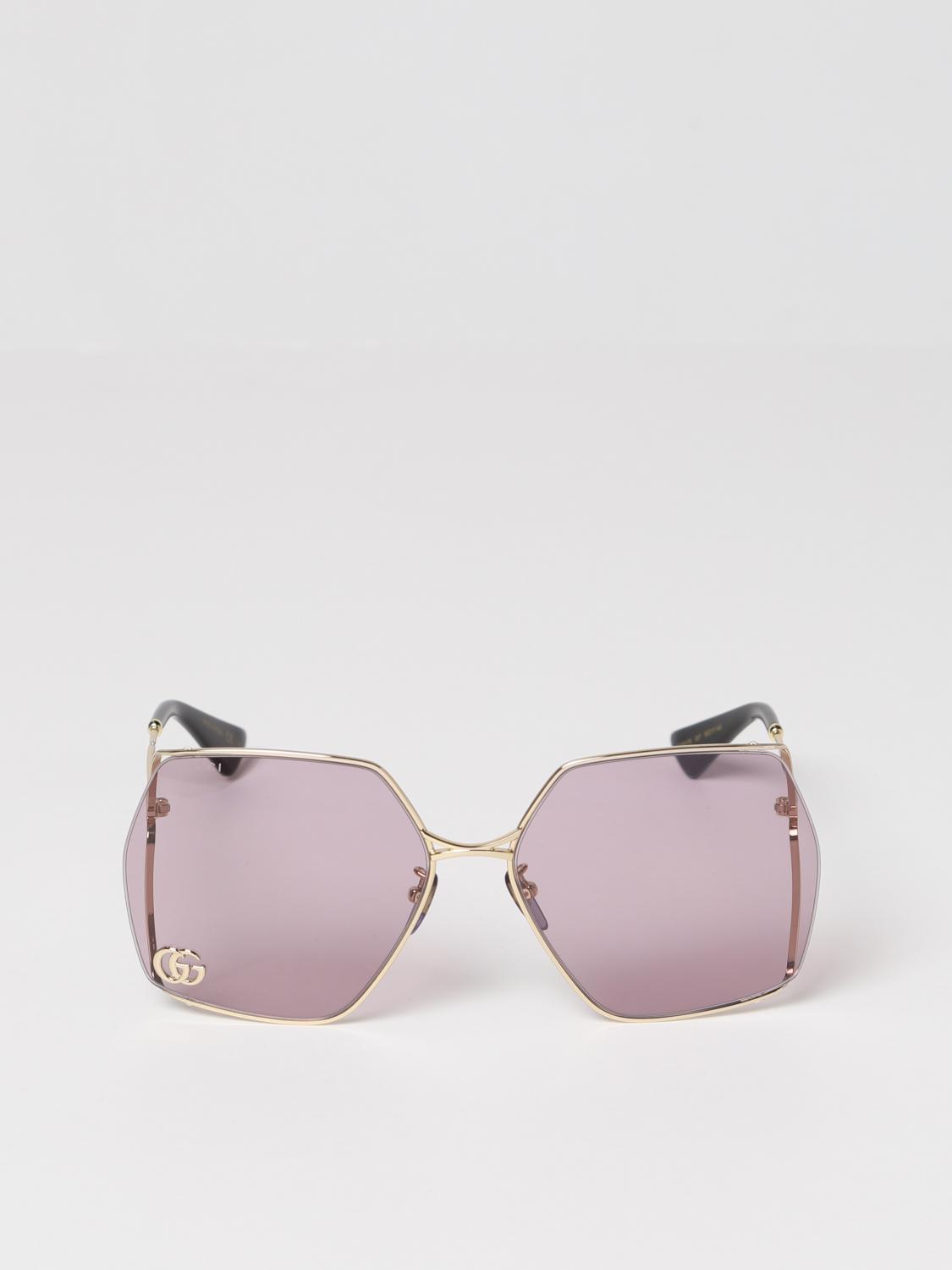 【美品】GUCCI レディース サングラス バイオレット GUCCI：アイウェア レディース - バイオレット | GIGLIO.COMオンライン