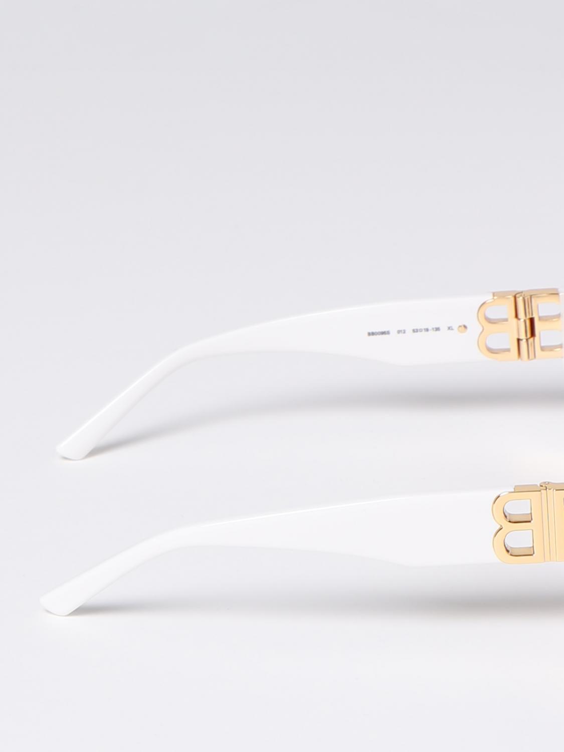 BALENCIAGA サングラス: アイウェア レディース Balenciaga, ホワイト 1 - Img 3