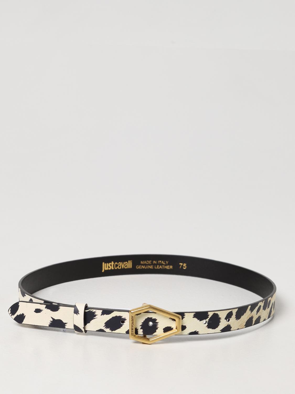 Just Cavalli belt in cowhide - White | S07TP0250P0778  display picture 1
