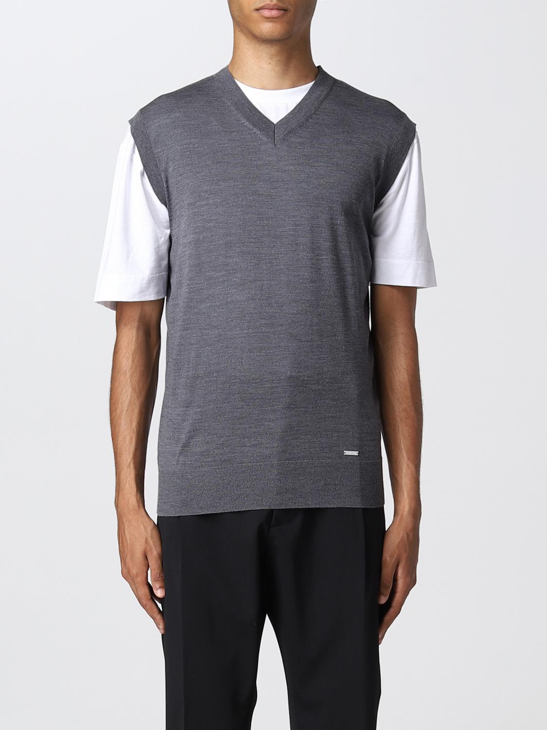 DSQUARED2 WESTE: Dsquared2 Herren Weste, Grau - Img 1