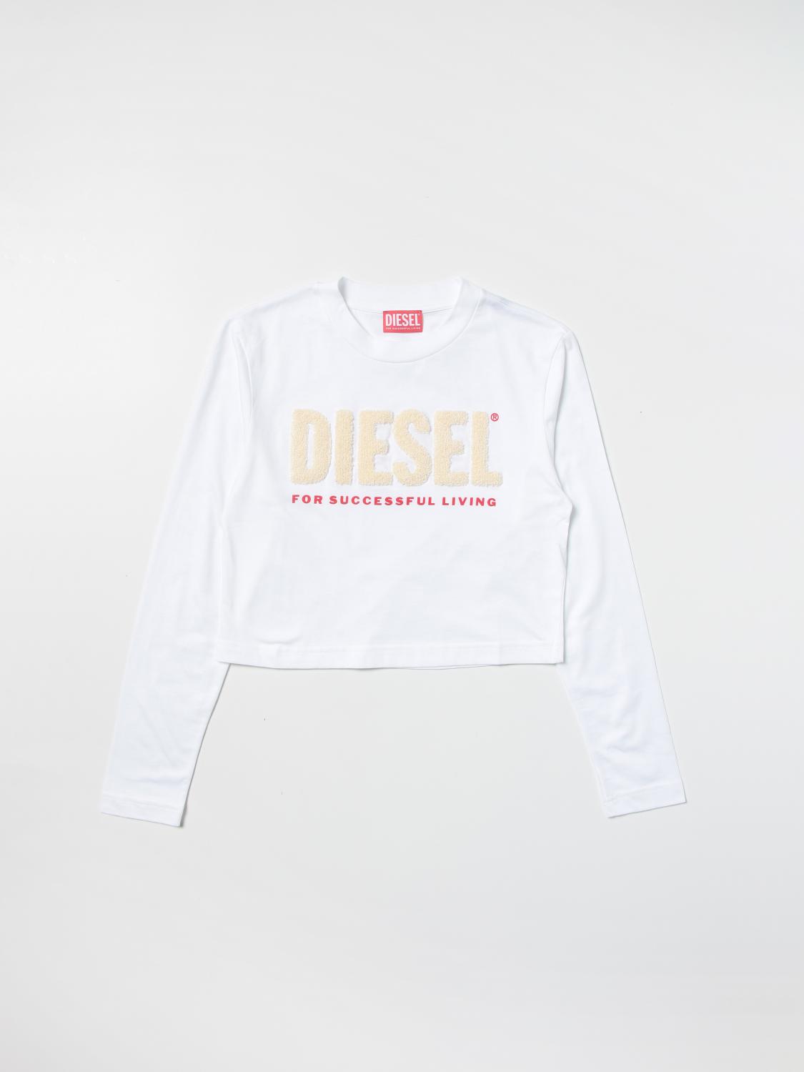 DIESEL JERSEY: Jersey niños Diesel, Blanco - Img 1