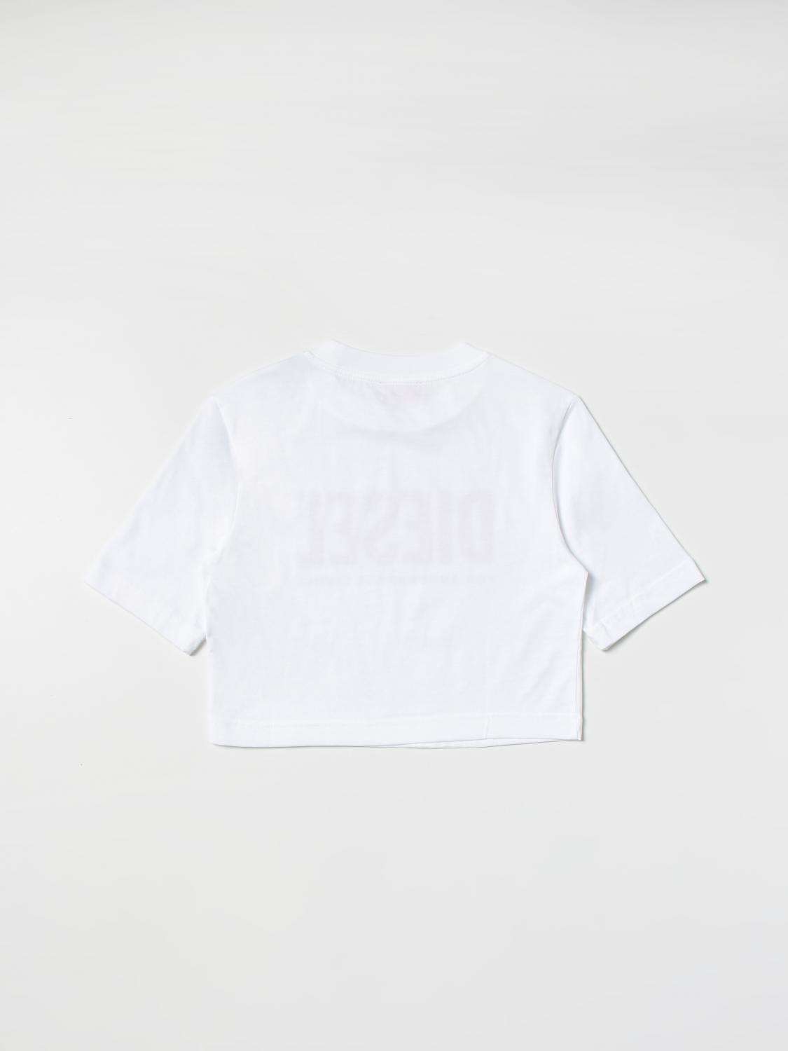 DIESEL CAMISETA: Camisetas niños Diesel, Blanco - Img 2