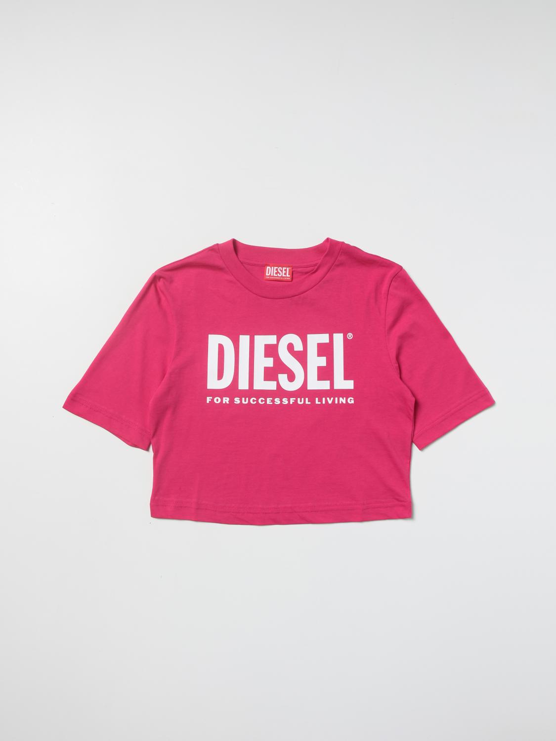 DIESEL CAMISETA: Camisetas niños Diesel, Fucsia - Img 1