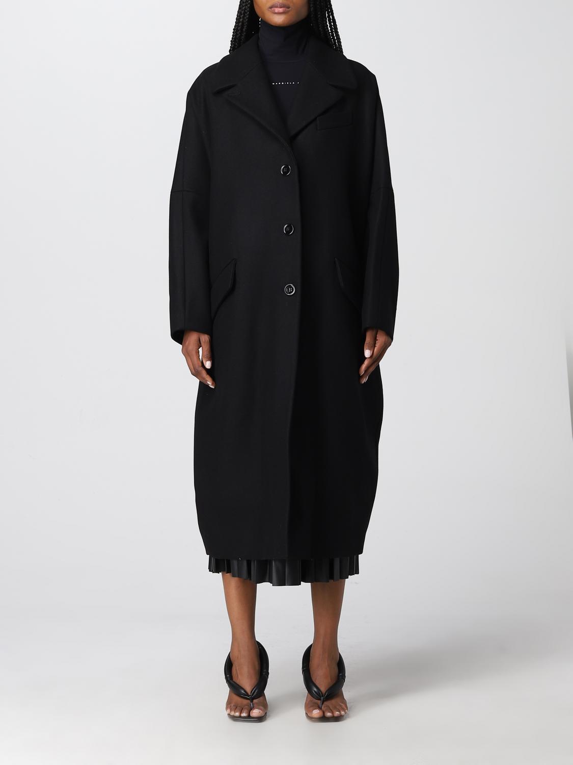 MM6 MAISON MARGIELA：コート レディース - ブラック | GIGLIO.COM