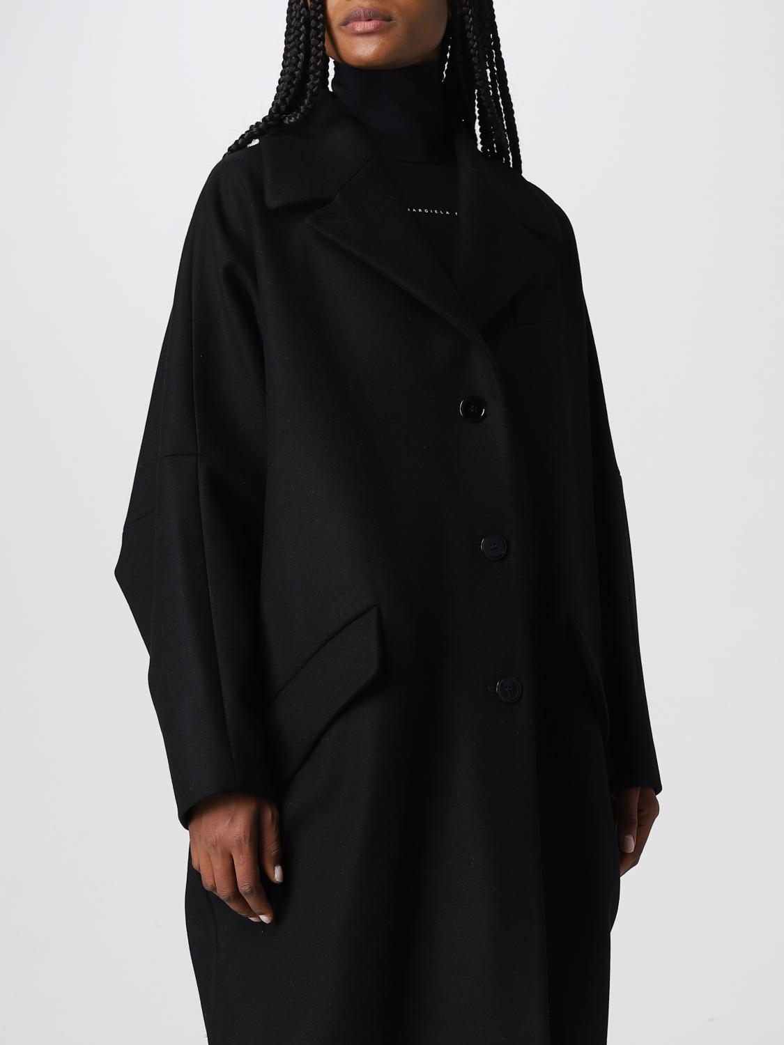 MM6 MAISON MARGIELA：コート レディース - ブラック | GIGLIO.COM