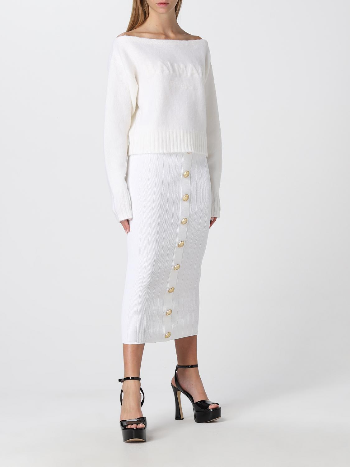 BALMAIN PULL: Pull femme Balmain, Blanc - Img 2