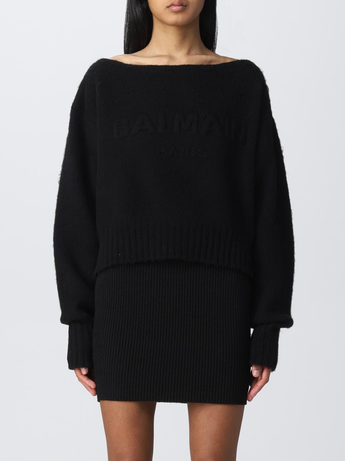 BALMAIN PULL: Pull femme Balmain, Noir - Img 1