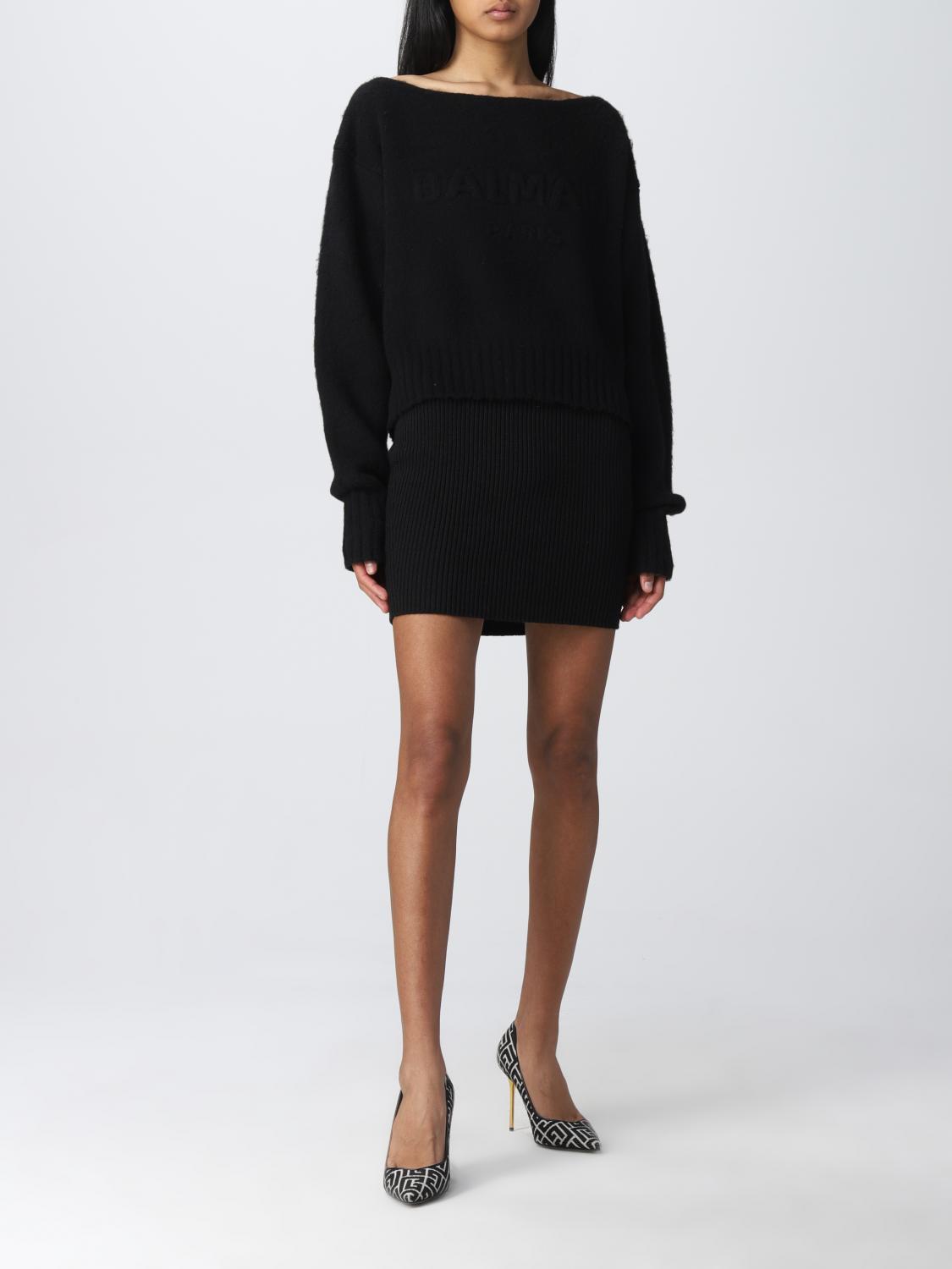 BALMAIN PULL: Pull femme Balmain, Noir - Img 2