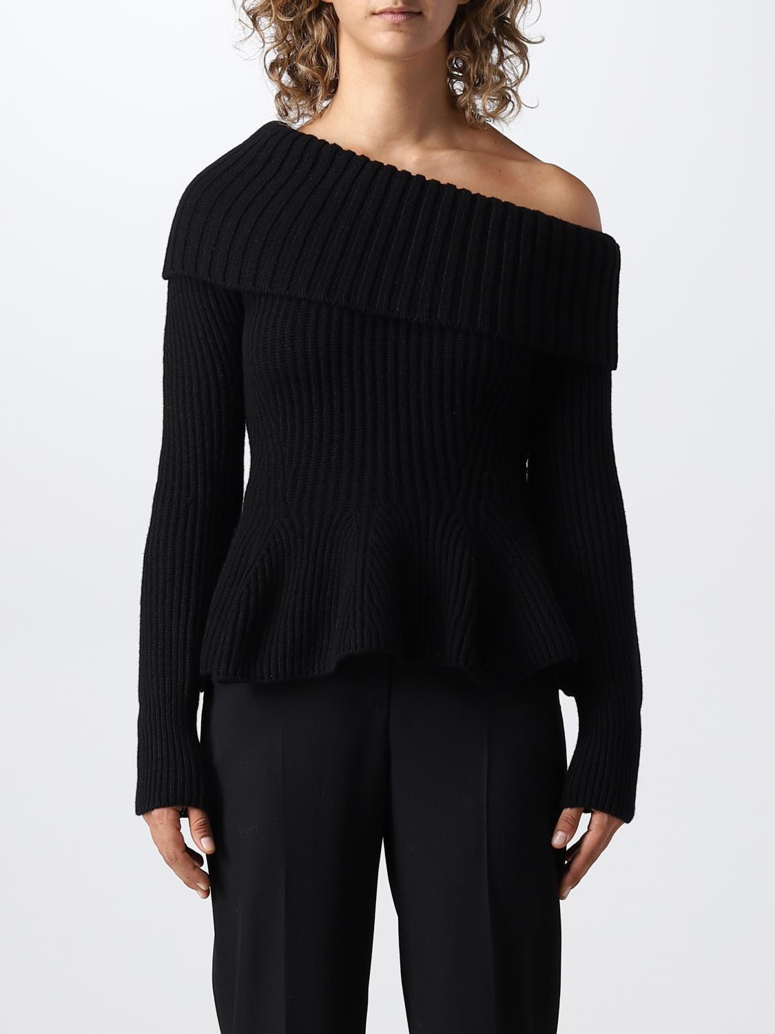 MCQUEEN SWEATER: McQueen women's sweater, Black - Img 1