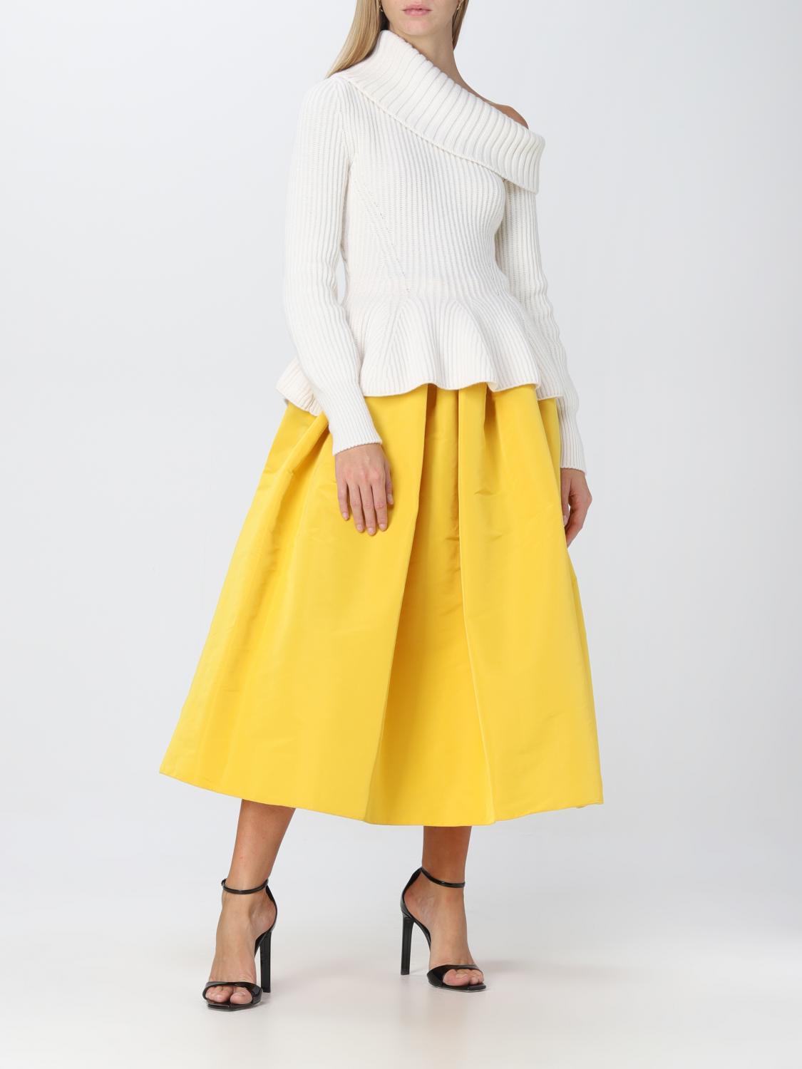 MCQUEEN SWEATER: McQueen women's sweater, Ivory - Img 2