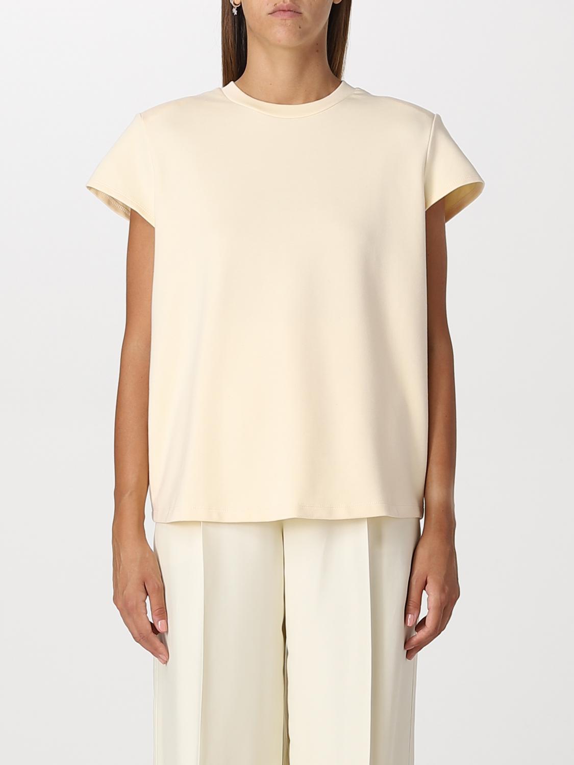 ROHE TOP: Top women Rohe, Cream - Img 1