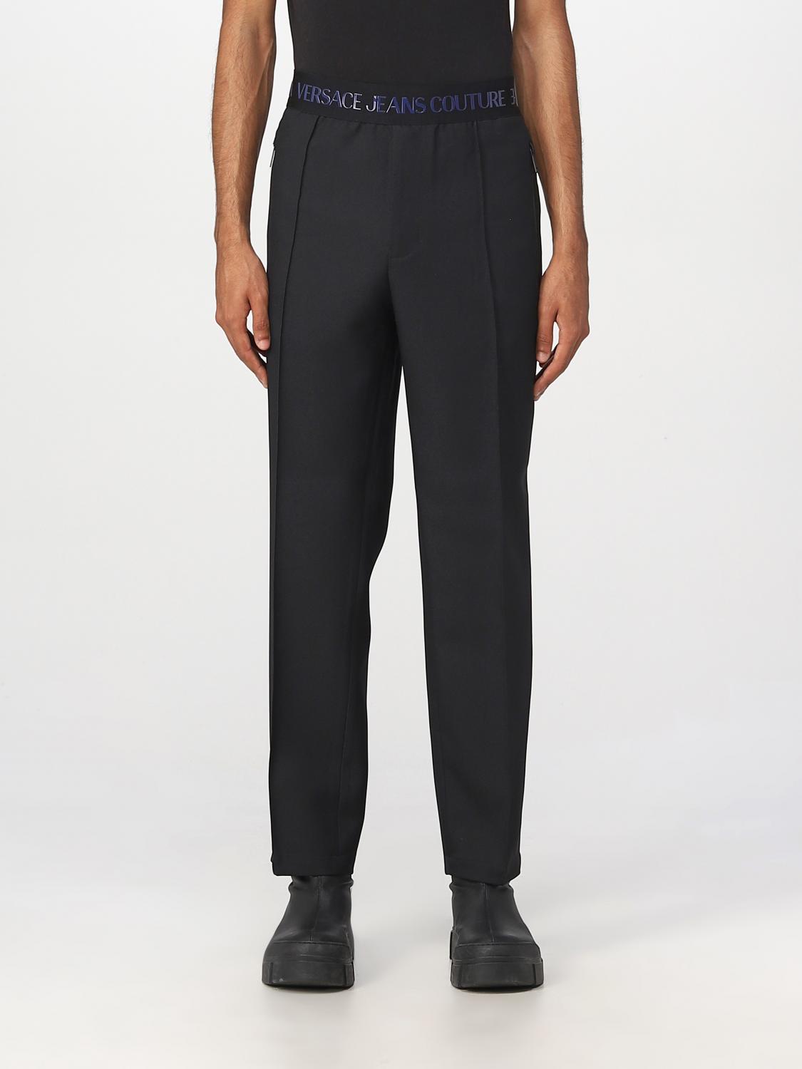 VERSACE JEANS COUTURE PANTS: Pants men Versace Jeans Couture, Black - Img 1