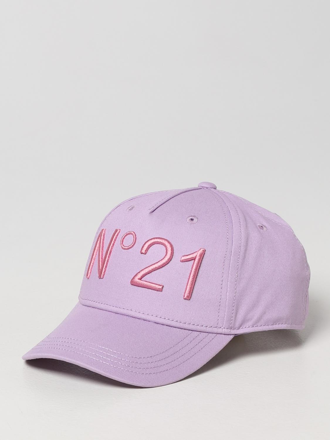 N° 21 GORRO: Gorro niños N° 21, Lila - Img 1