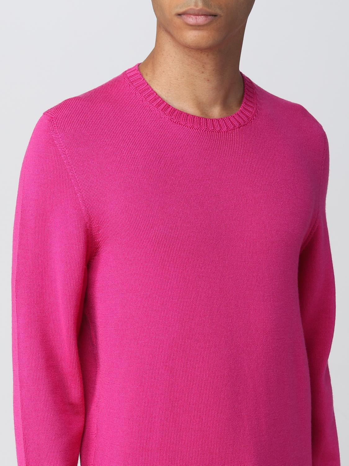 DRUMOHR PULL: Pull homme Drumohr, Fuchsia - Img 3