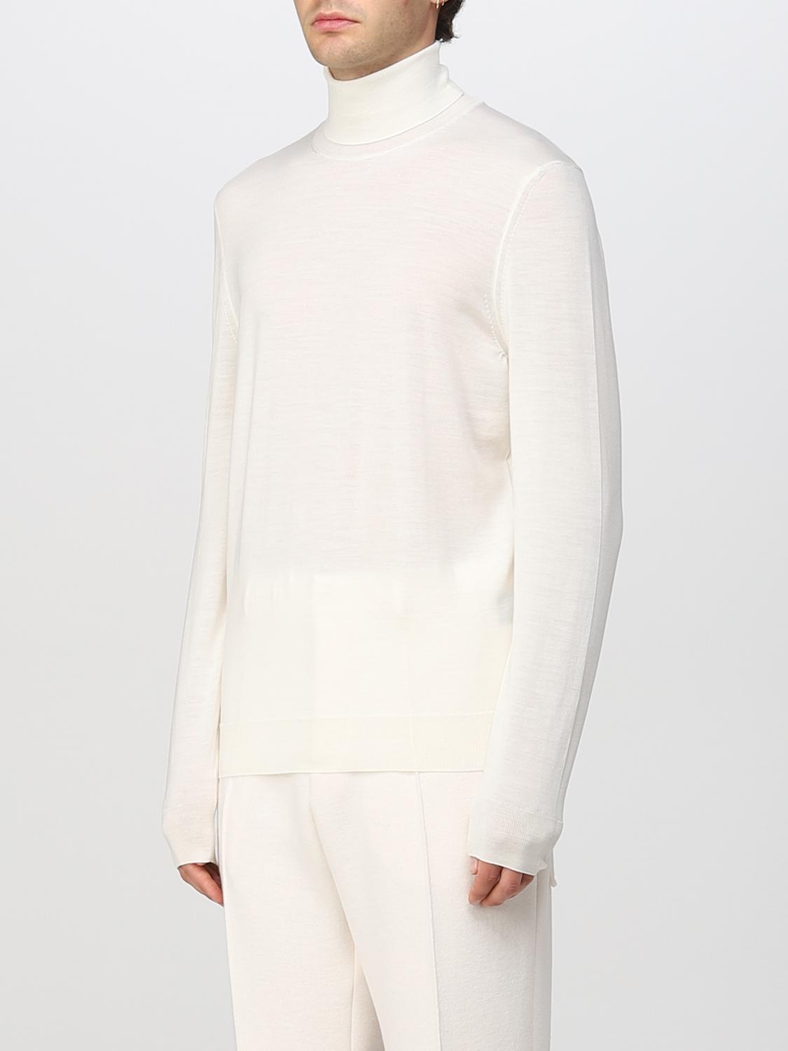 DRUMOHR PULL: Pull homme Drumohr, Jaune Crème - Img 3