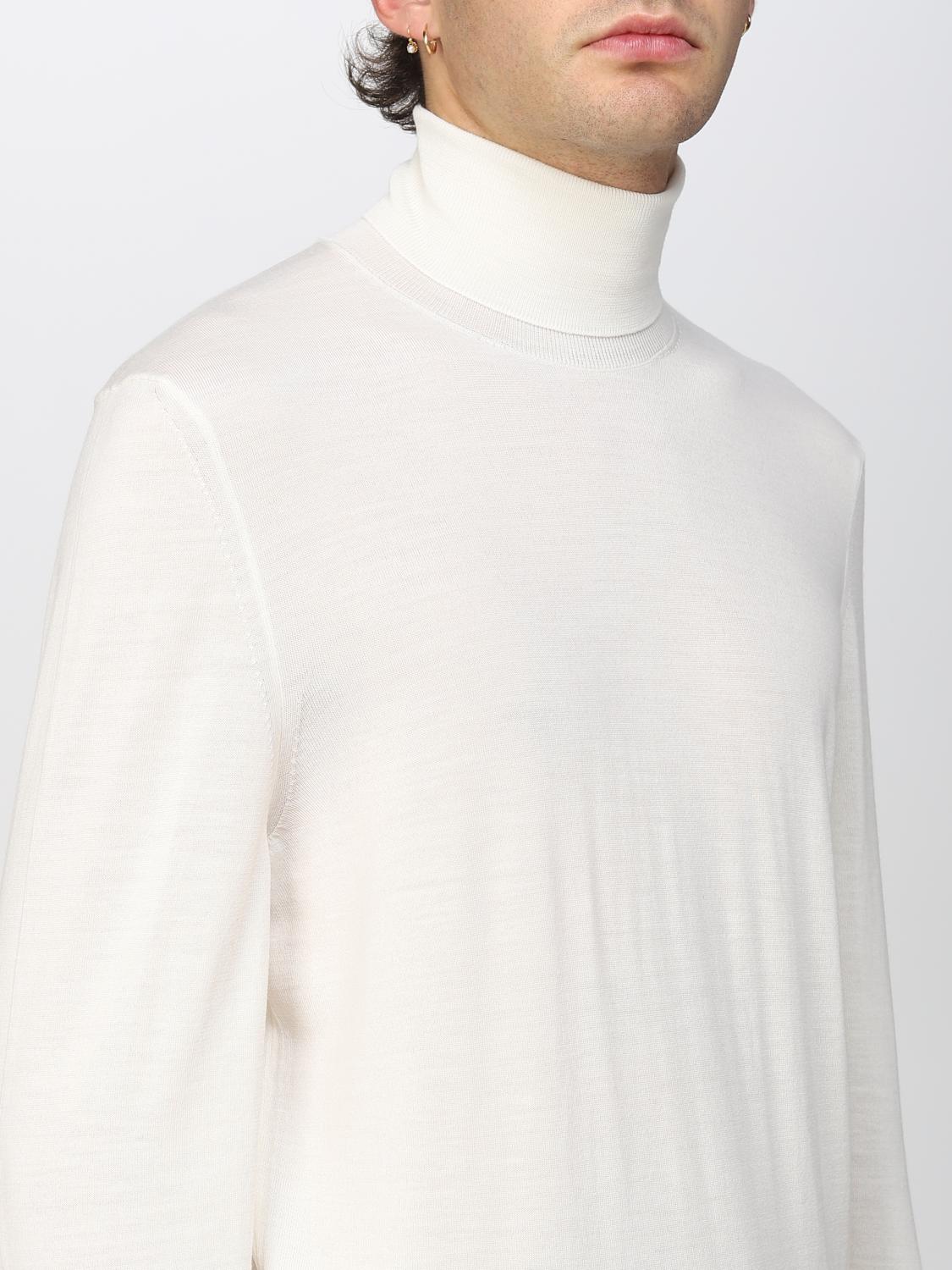 DRUMOHR PULL: Pull homme Drumohr, Jaune Crème - Img 4