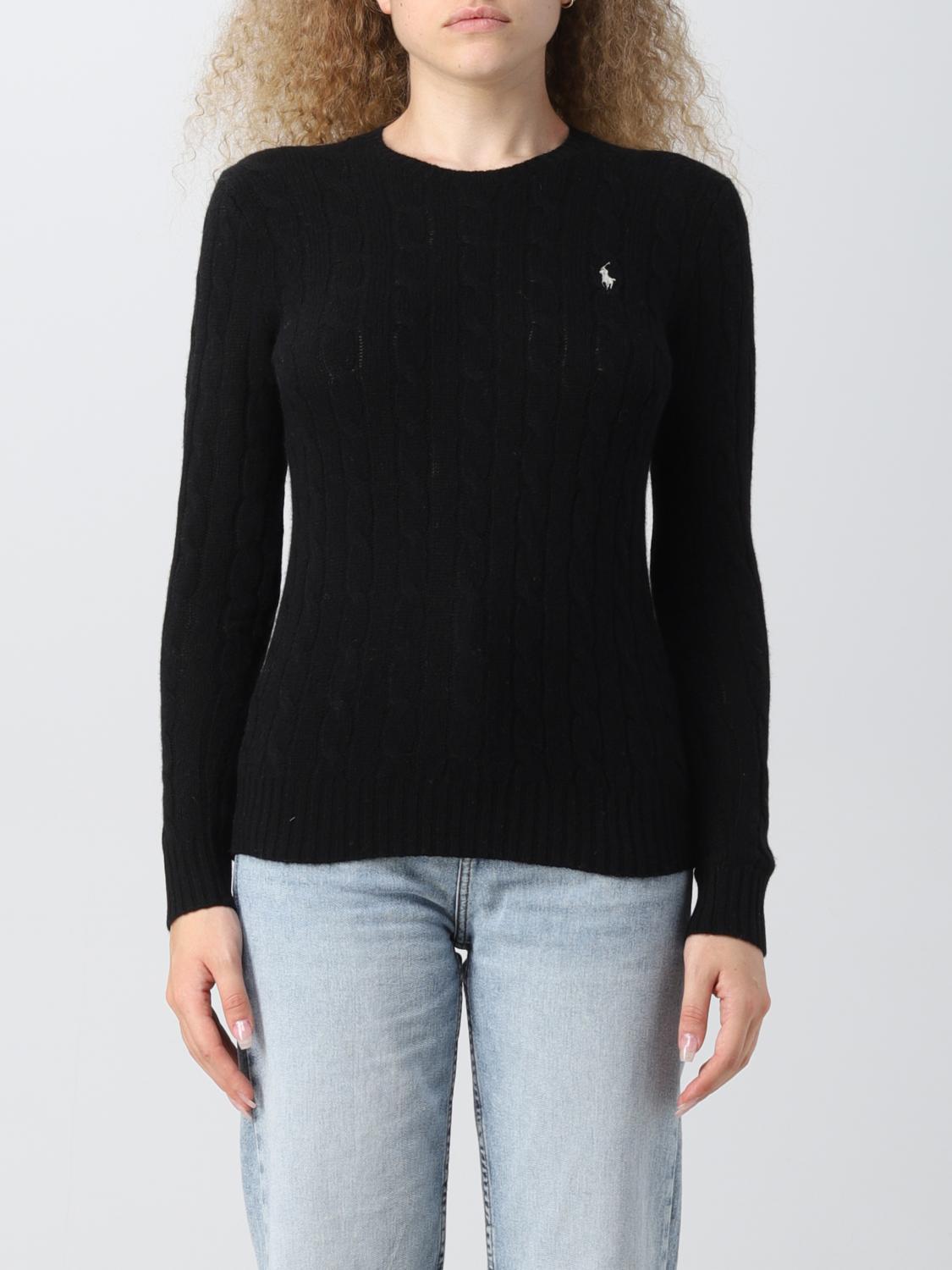 POLO RALPH LAUREN PULLOVER: Polo Ralph Lauren Damen Pullover, Schwarz - Img 1