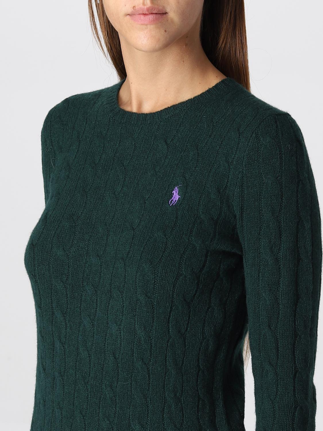 POLO RALPH LAUREN JUMPER: Jumper women Polo Ralph Lauren, Green - Img 3