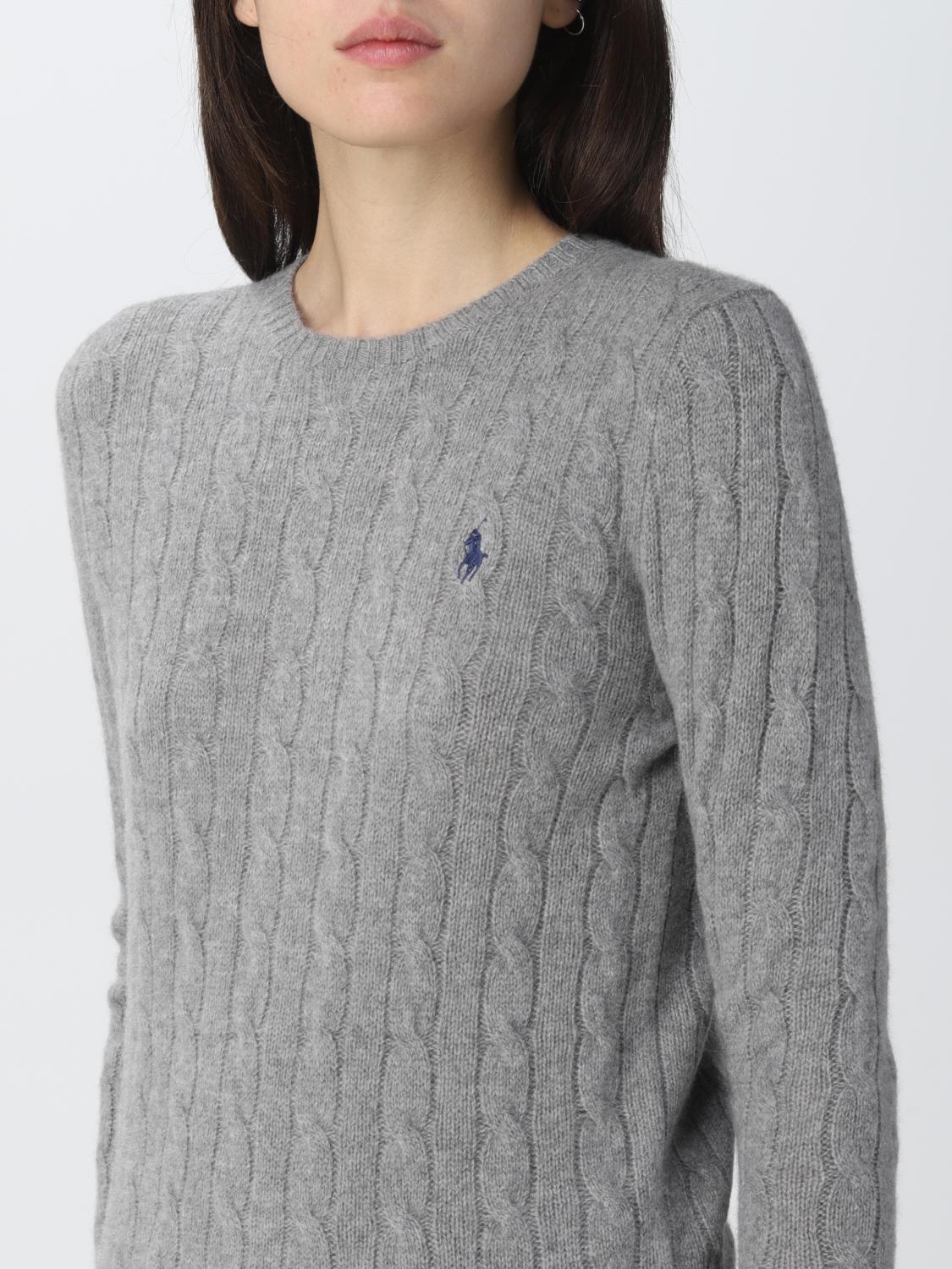POLO RALPH LAUREN SWEATER: Sweater women Polo Ralph Lauren, Grey - Img 3
