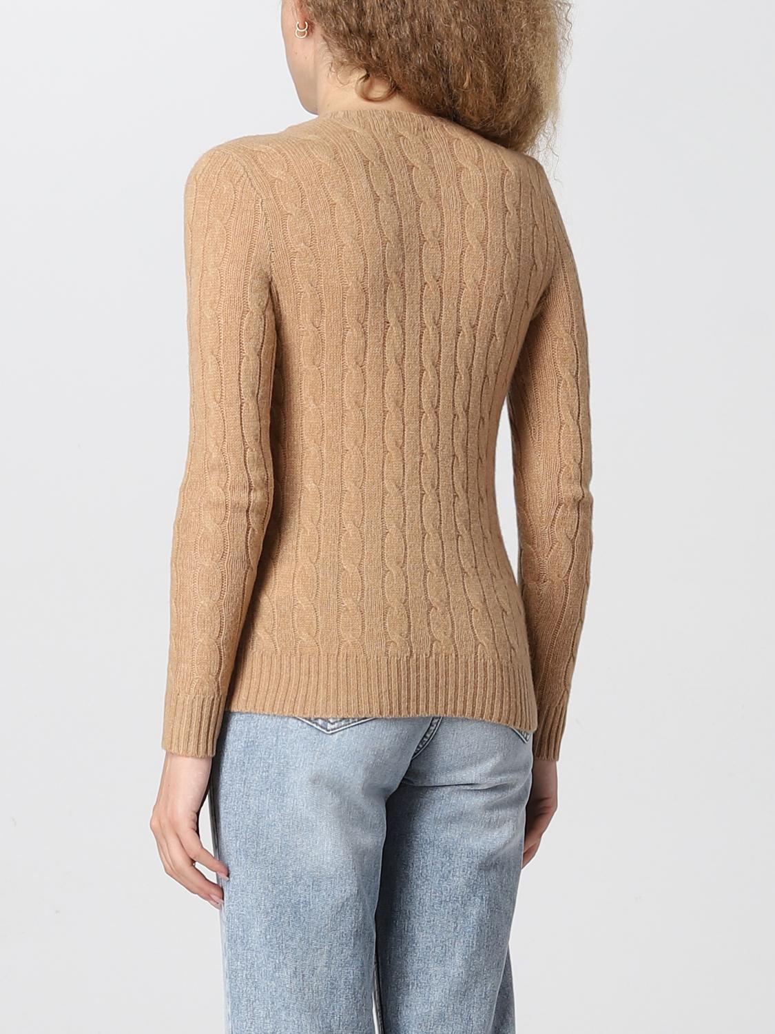 POLO RALPH LAUREN PULLOVER: Polo Ralph Lauren Damen Pullover, Camel - Img 2