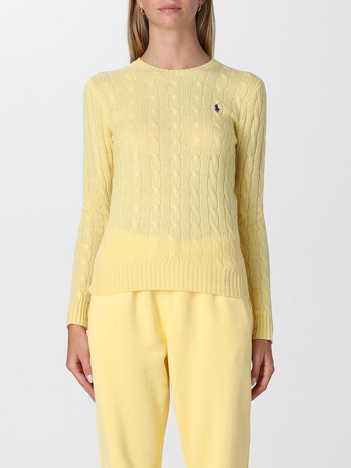 POLO RALPH LAUREN PULLOVER: Polo Ralph Lauren Damen Pullover, Zitronengelb - Img 1