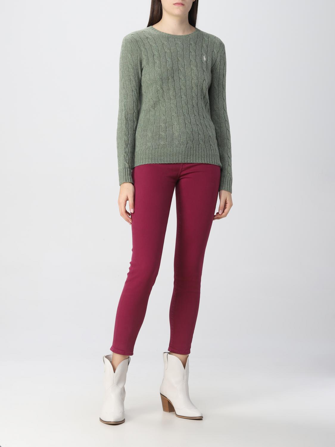 POLO RALPH LAUREN PULLOVER: Polo Ralph Lauren Damen Pullover, Grau 1 - Img 2