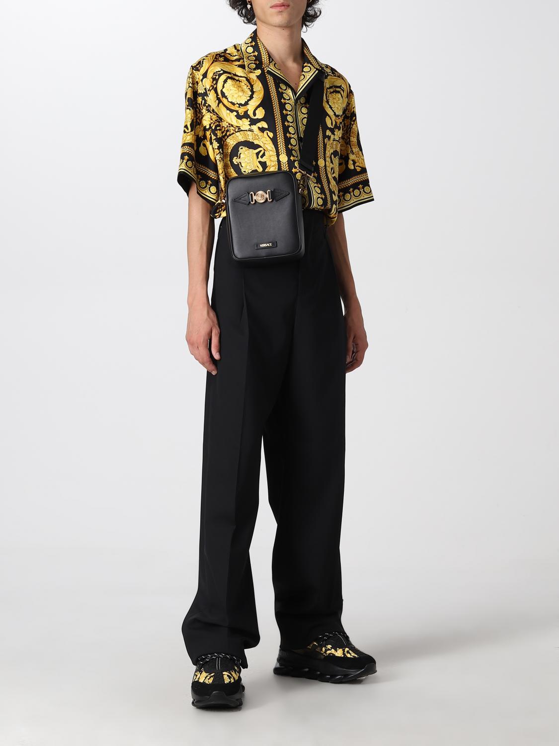 VERSACE CAMISA: Camisa hombre Versace, Negro - Img 2