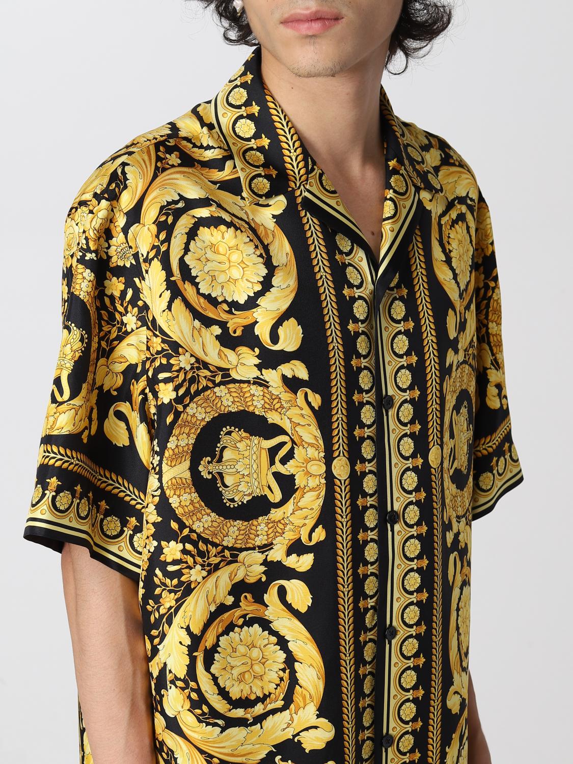 VERSACE CAMISA: Camisa hombre Versace, Negro - Img 5