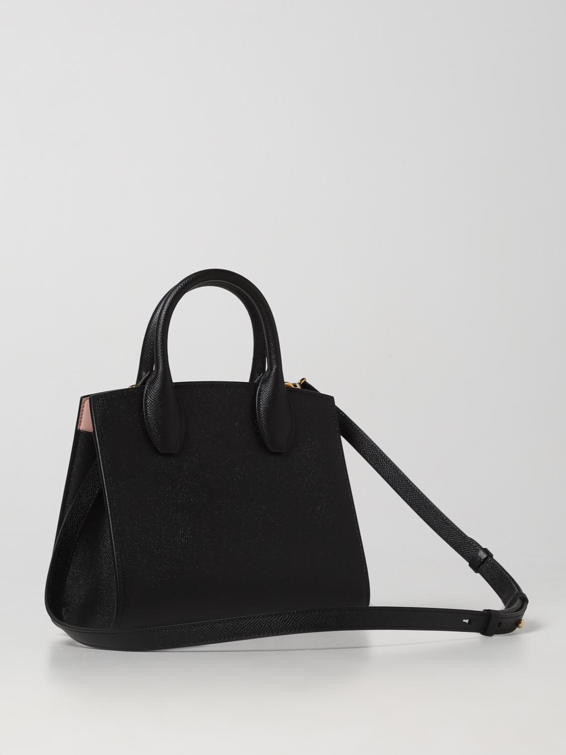 FERRAGAMO: Studio Box leather bag - Black | Ferragamo