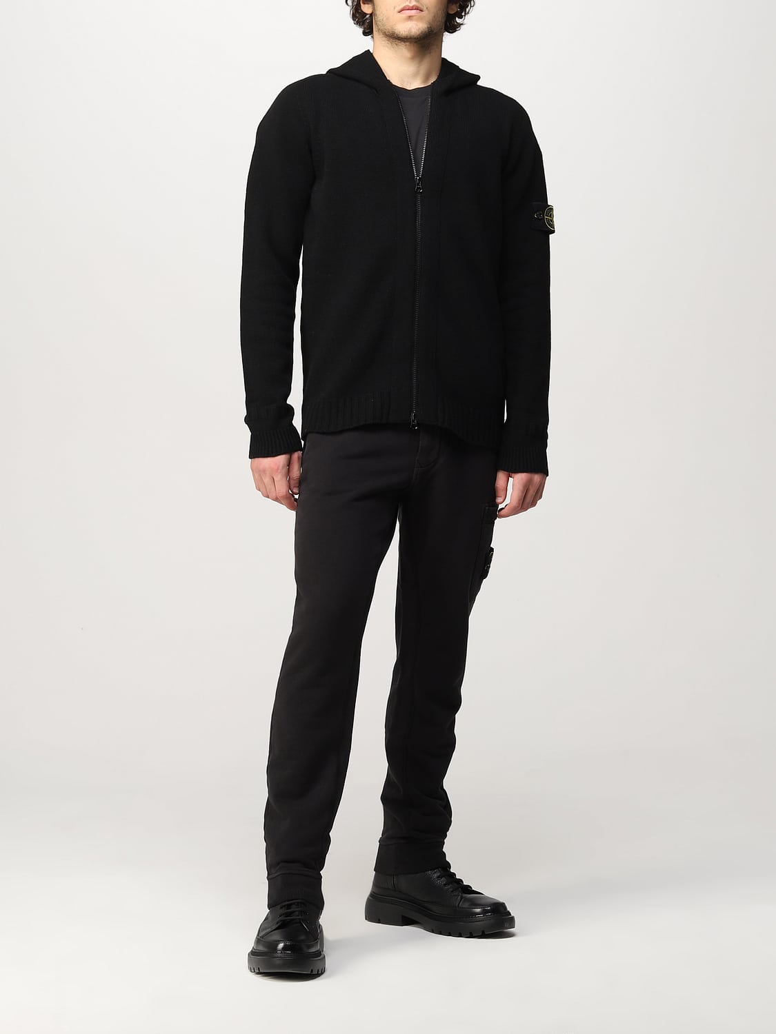 Stone Island 스웨터 남성 - 블랙 | 509A3 | GIGLIO.COM