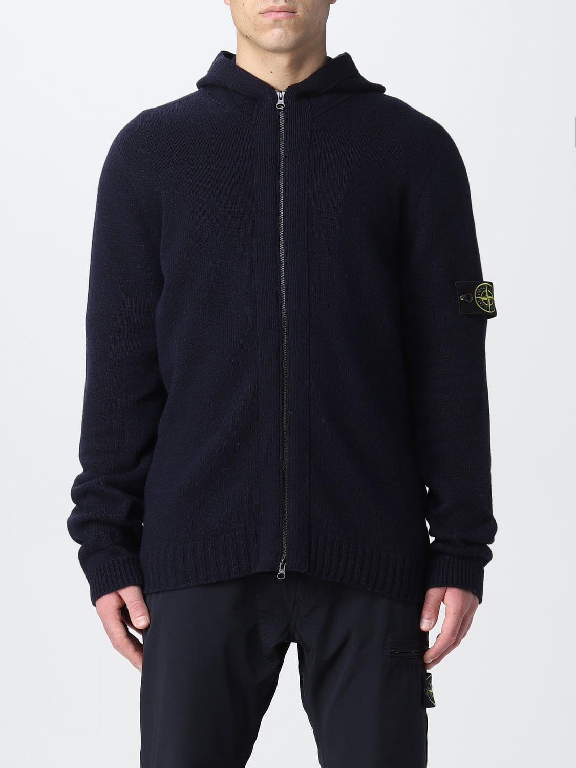 STONE ISLAND: Herren Pullover - Blau | Stone Island Strickjacke 509A3 ...