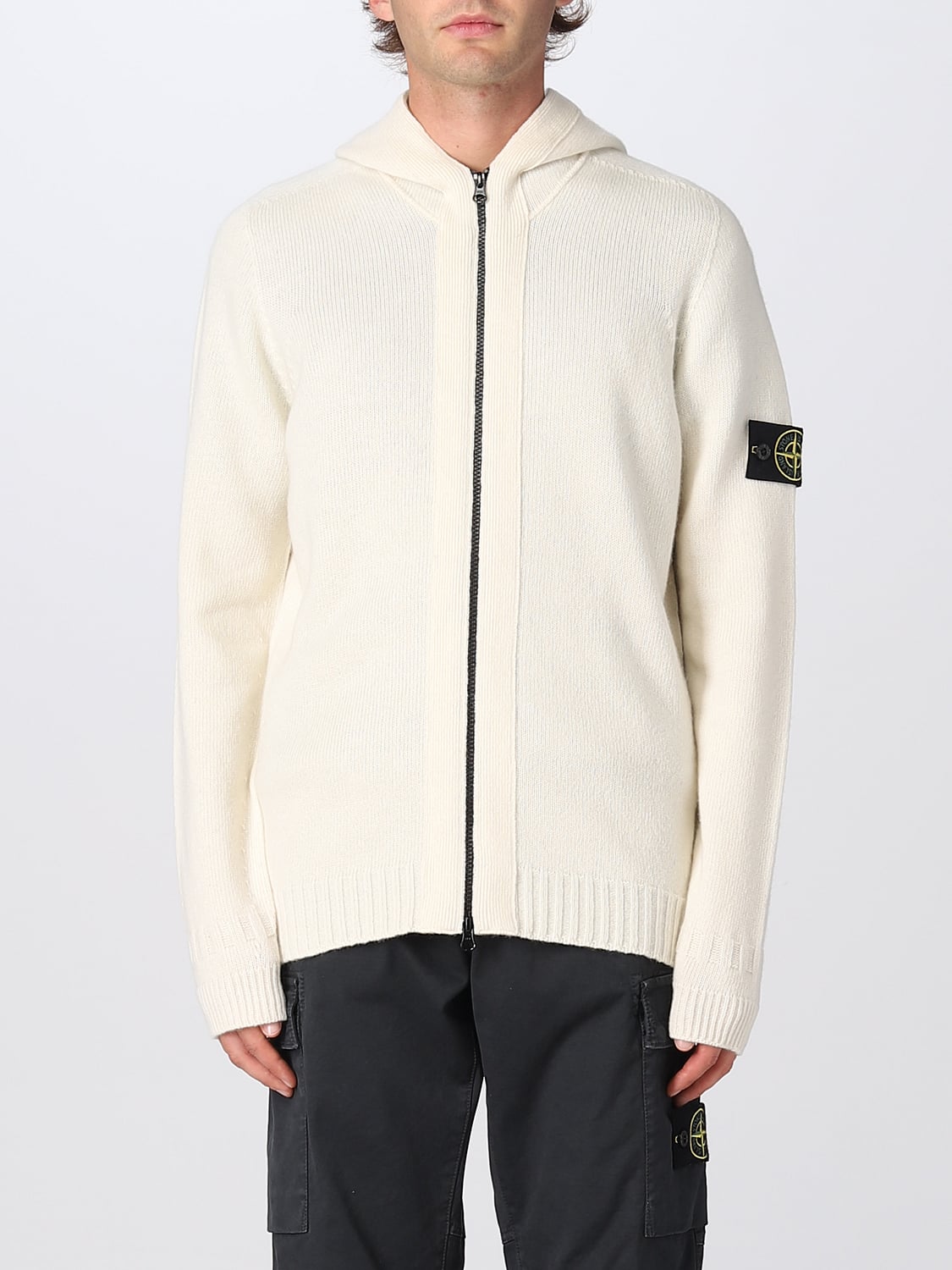 STONE ISLAND: 스웨터 남성 - 내추럴 | GIGLIO.COM에서 Stone Island 카디건 509A3 상품들을 ...