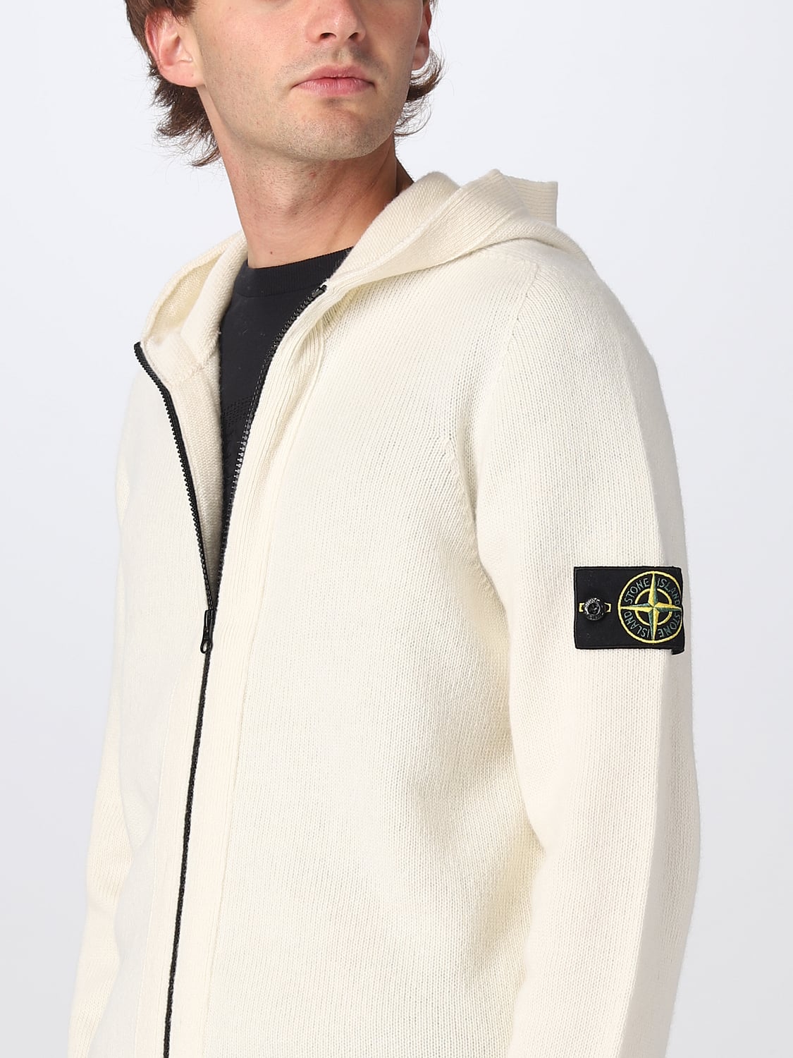 STONE ISLAND: 스웨터 남성 - 내추럴 | GIGLIO.COM에서 Stone Island 카디건 509A3 상품들을 ...