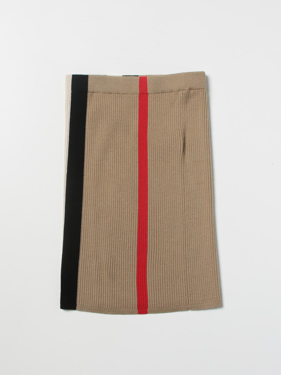 BURBERRY: Skirt kids Beige Burberry skirt 8053478 online at