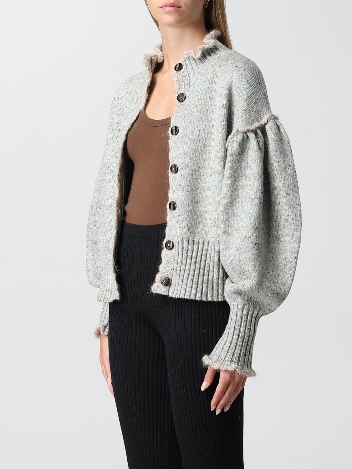 ULLA JOHNSON CARDIGAN: Pull femme Ulla Johnson, Gris - Img 3