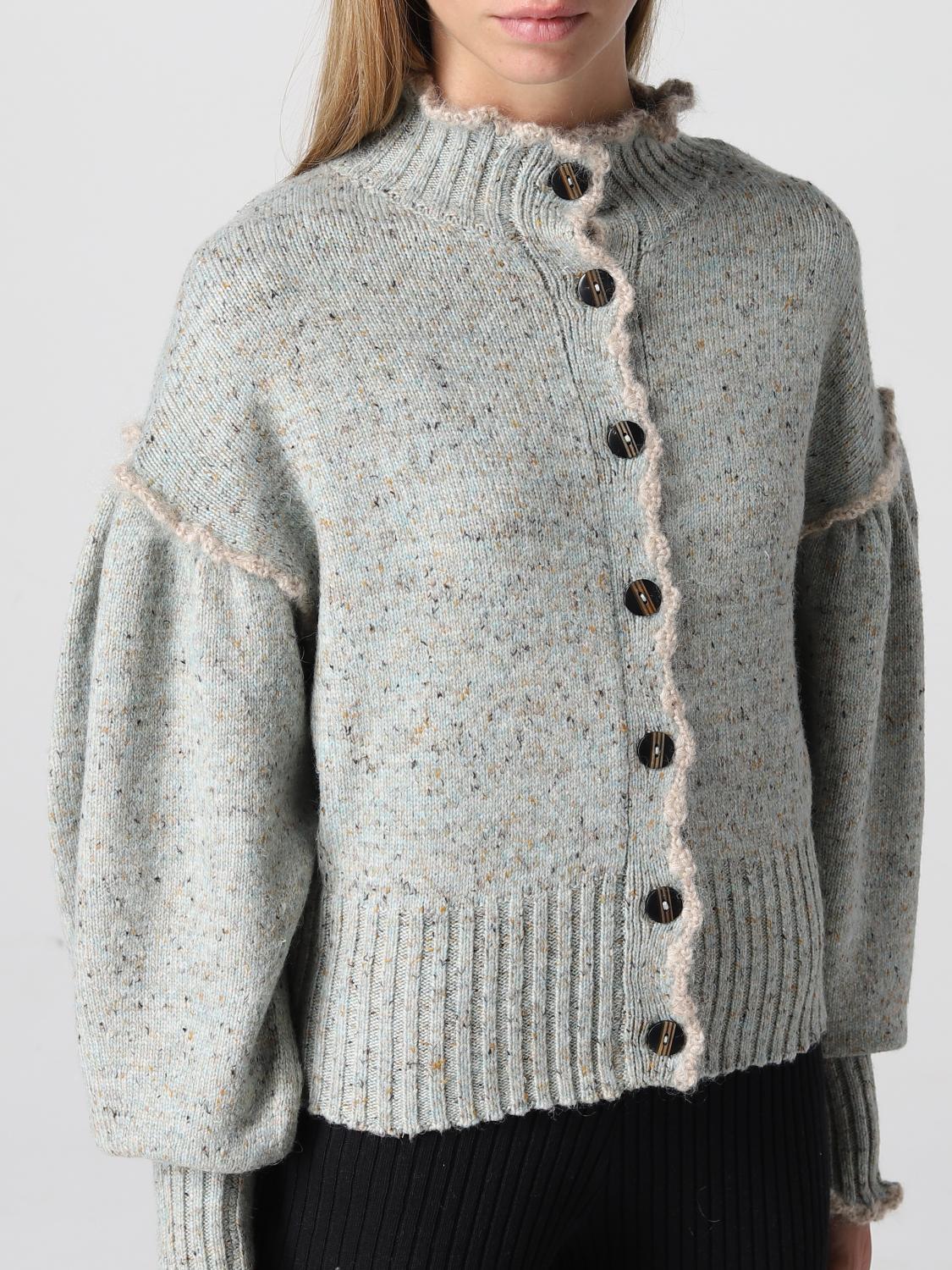 ULLA JOHNSON CARDIGAN: Pull femme Ulla Johnson, Gris - Img 4