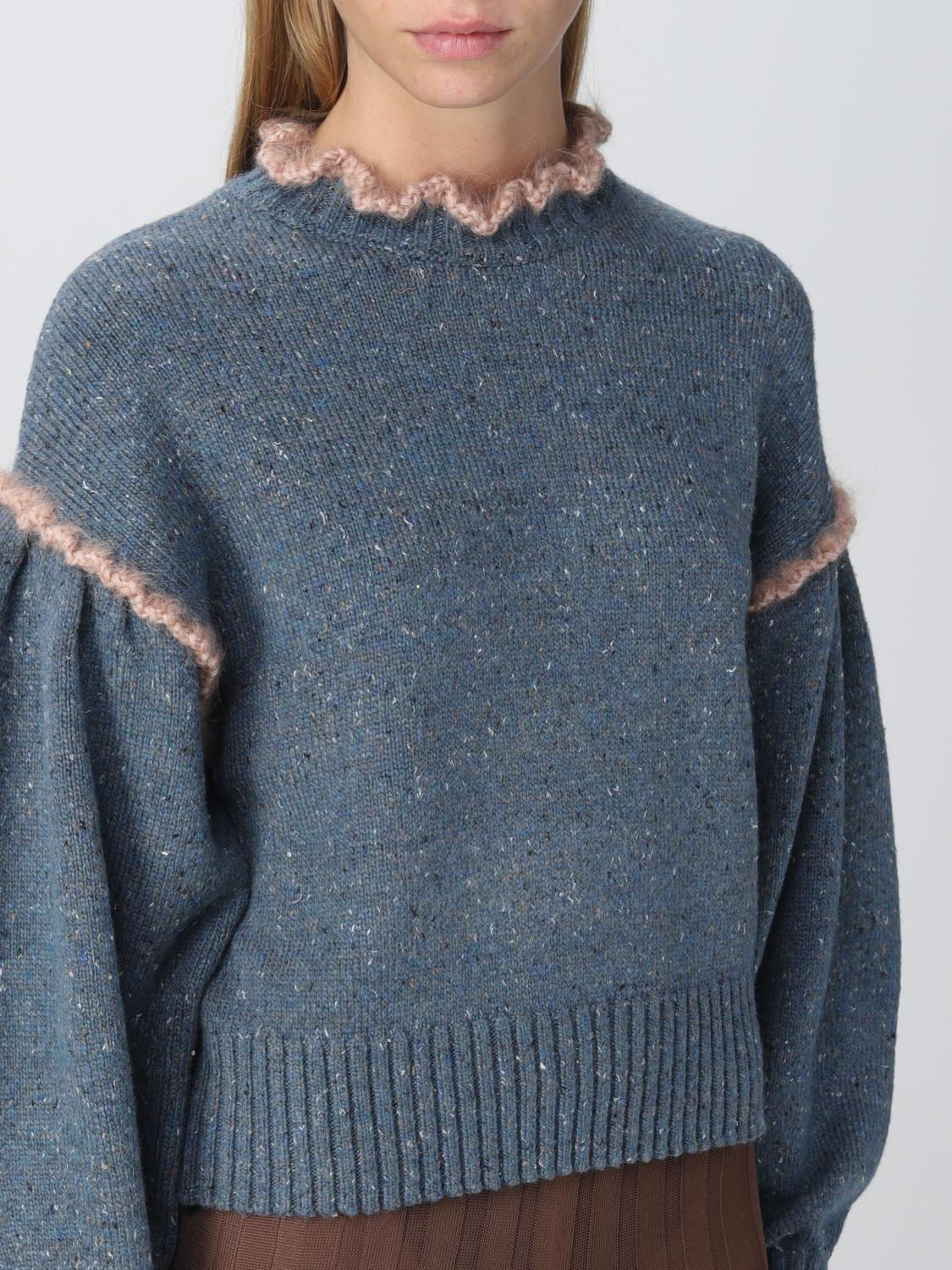 ULLA JOHNSON PULL: Pull femme Ulla Johnson, Bleu - Img 3