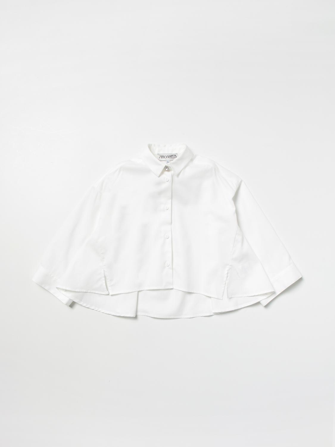 SIMONETTA BLUSE: Simonetta Mädchen Bluse, Ivory - Img 1