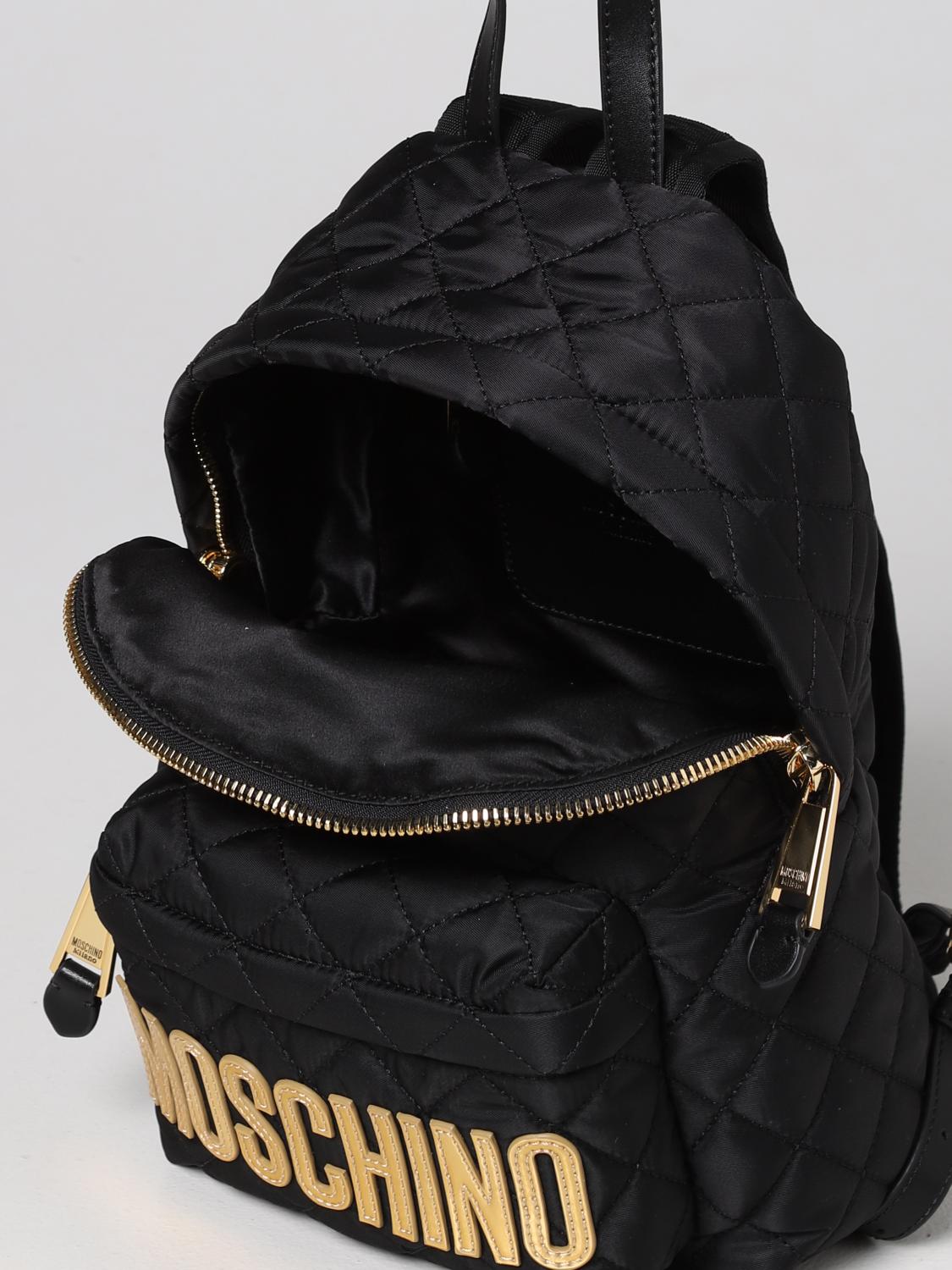 Moschino Couture quilted nylon backpack - Black | 76088201  display picture 2