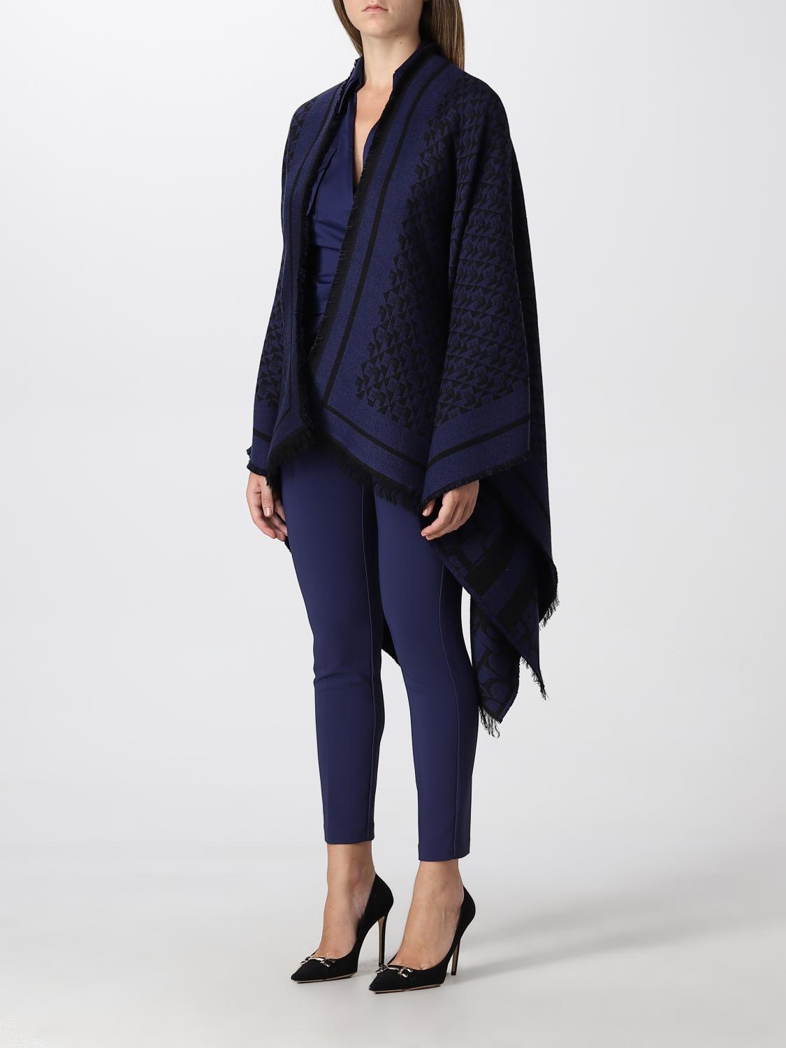 ELISABETTA FRANCHI CAPA: Capa mujer Elisabetta Franchi, Tinta - Img 3