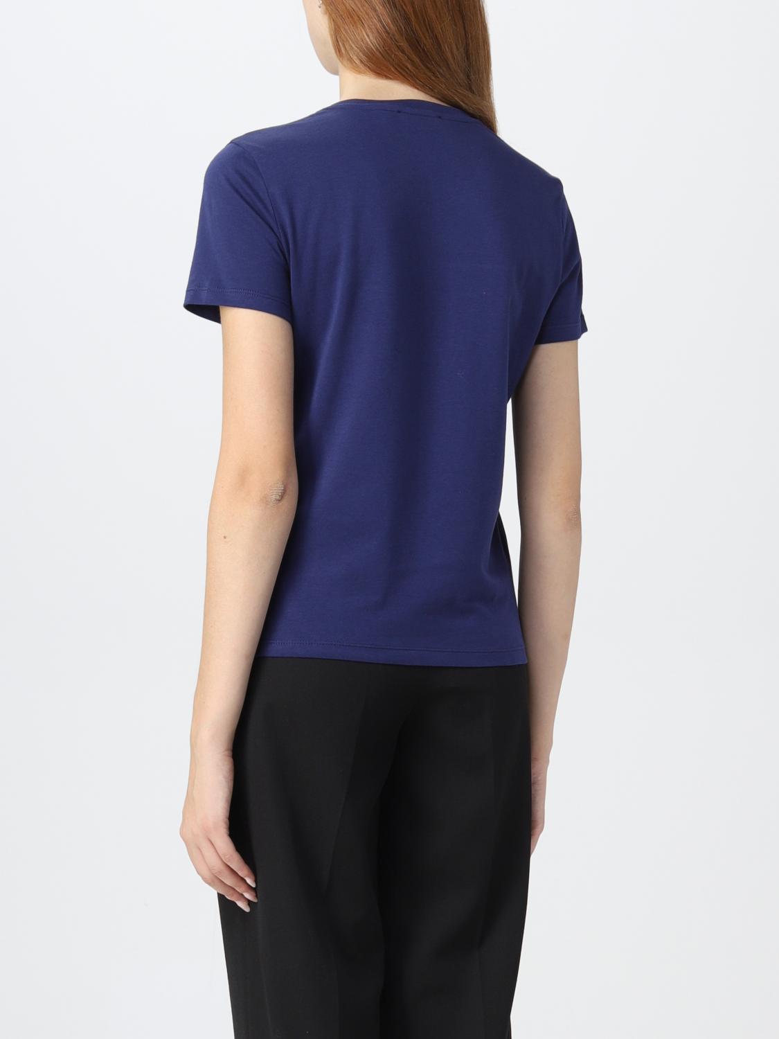 ELISABETTA FRANCHI CAMISETA: Jersey mujer Elisabetta Franchi, Azul Oscuro - Img 2