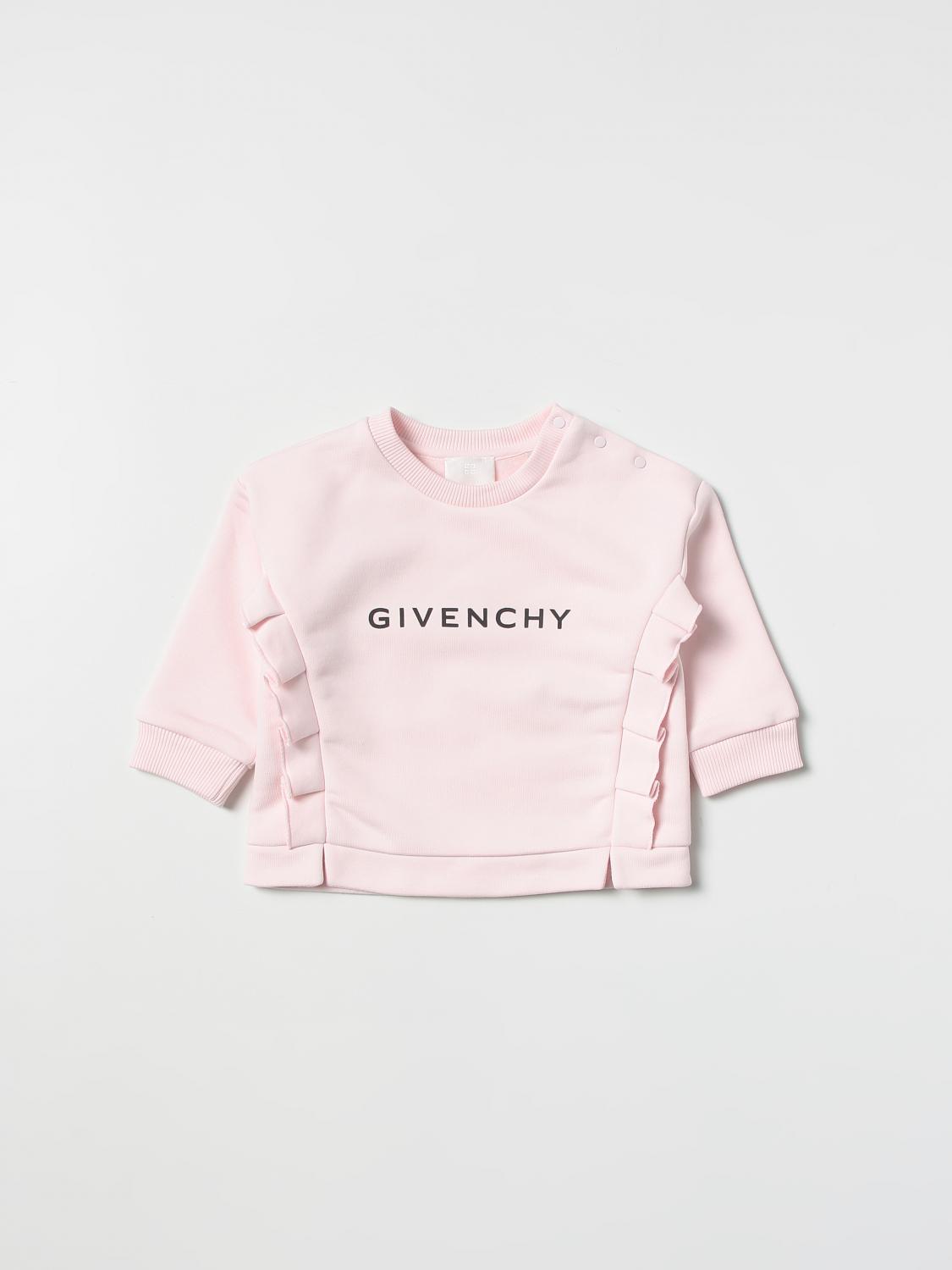 GIVENCHY PULLOVER: Givenchy Baby Pullover, Pink - Img 1