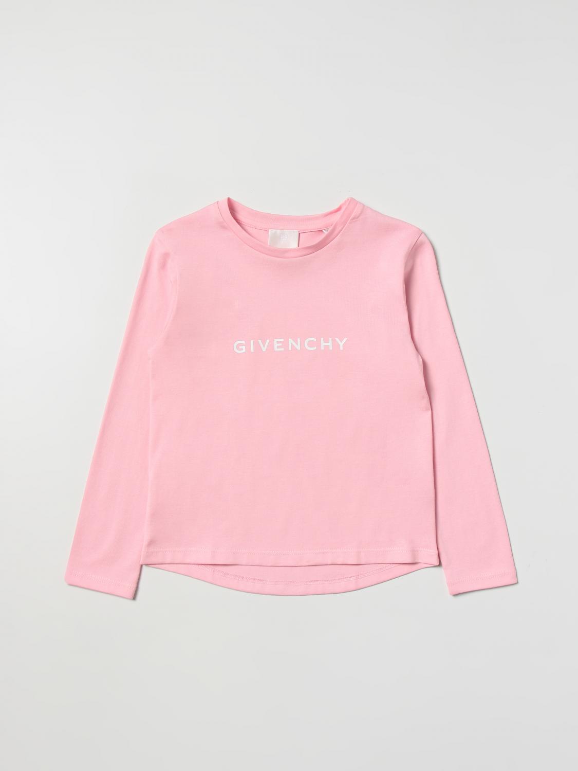 GIVENCHY T-SHIRT: Givenchy Mädchen T-Shirt, Pink - Img 1